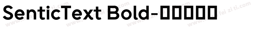 SenticText Bold字体转换